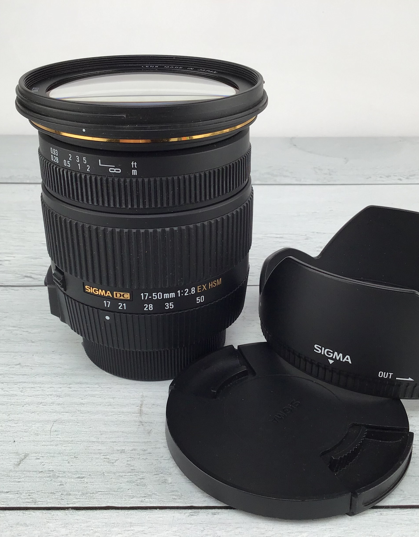 SIGMA Sigma 17-50mm f2.8 EX HSM Lens for Nikon F Used Good