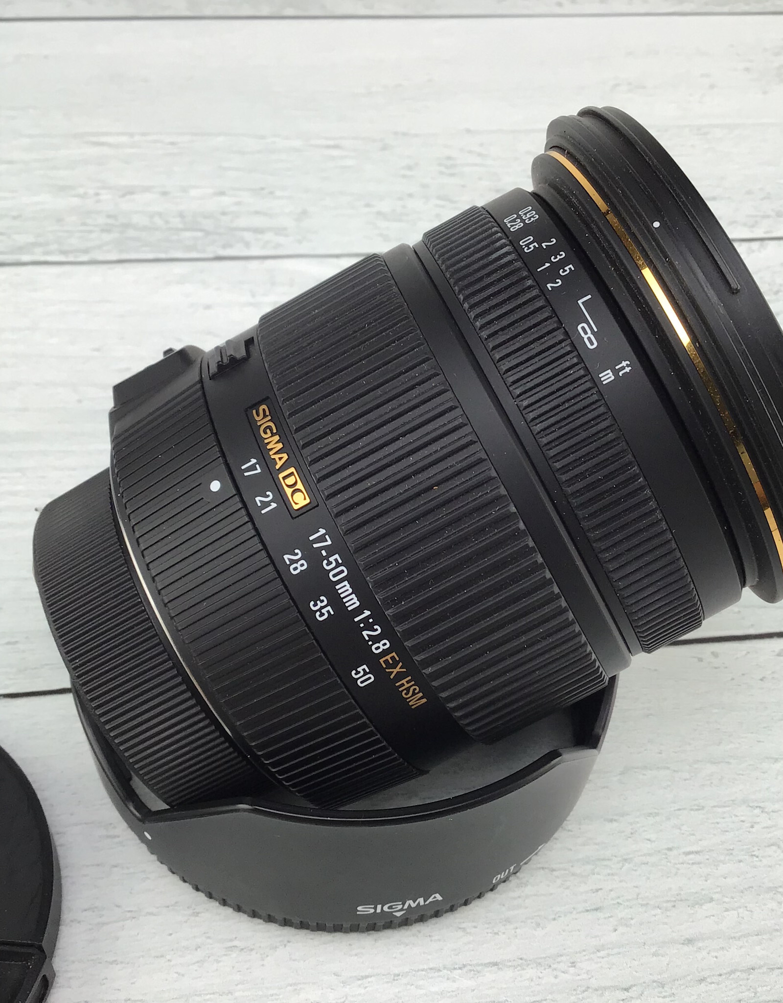 SIGMA Sigma 17-50mm f2.8 EX HSM Lens for Nikon F Used Good