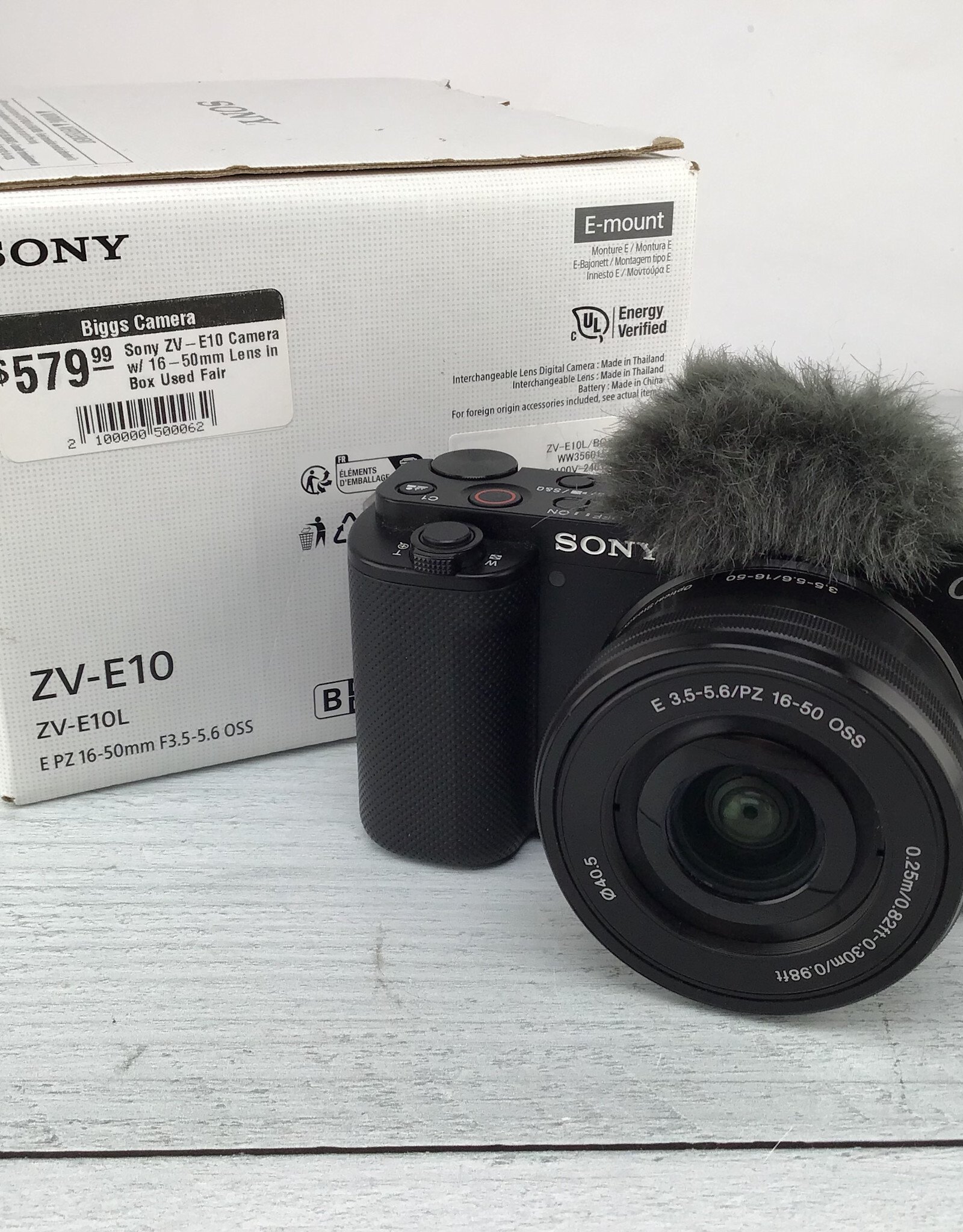 SONY Sony ZV-E10 Camera w/ 16-50mm Lens in Box Used Fair