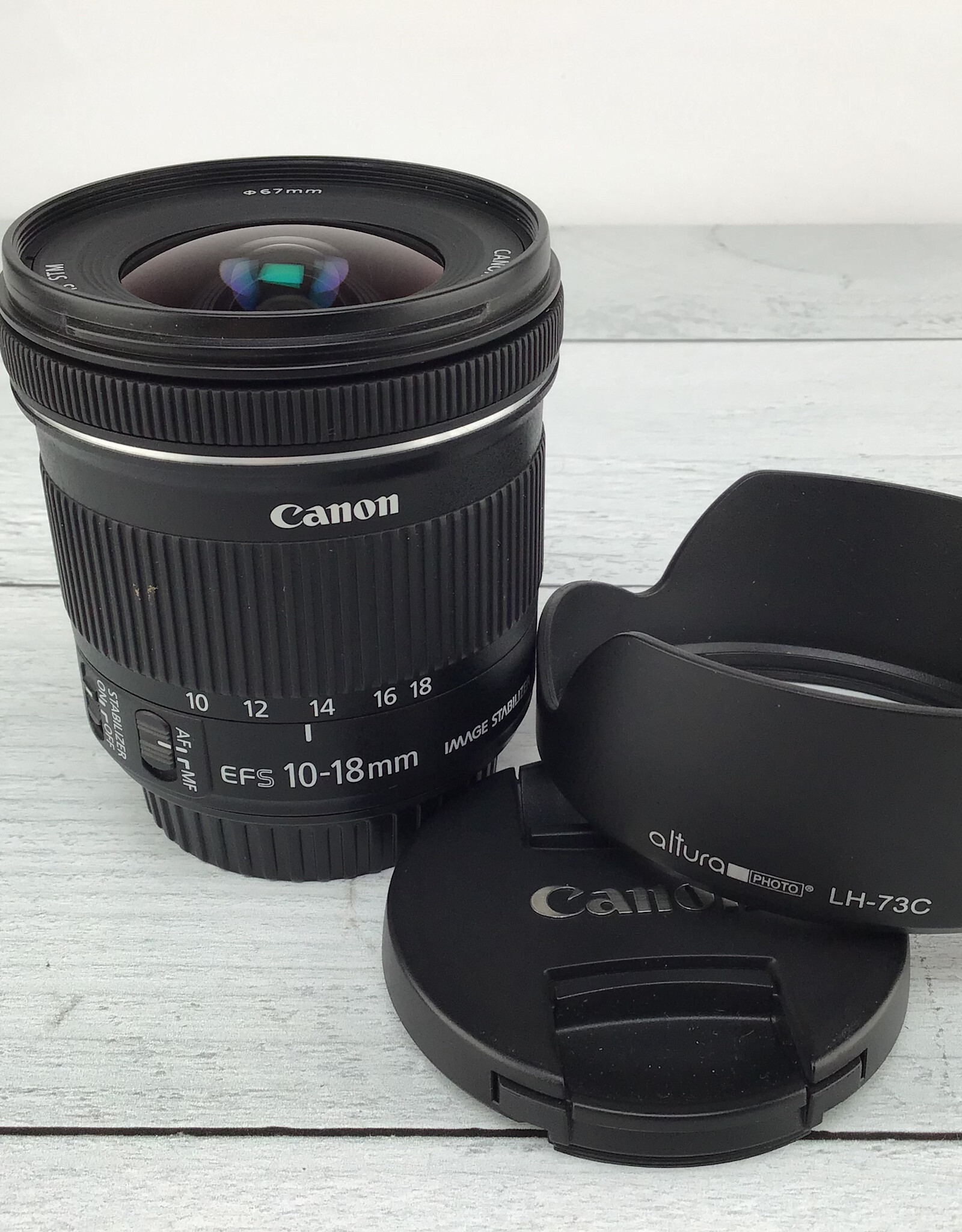 CANON Canon EF-S 10-18mm f4.5-5.6 IS STM Lens Used Good