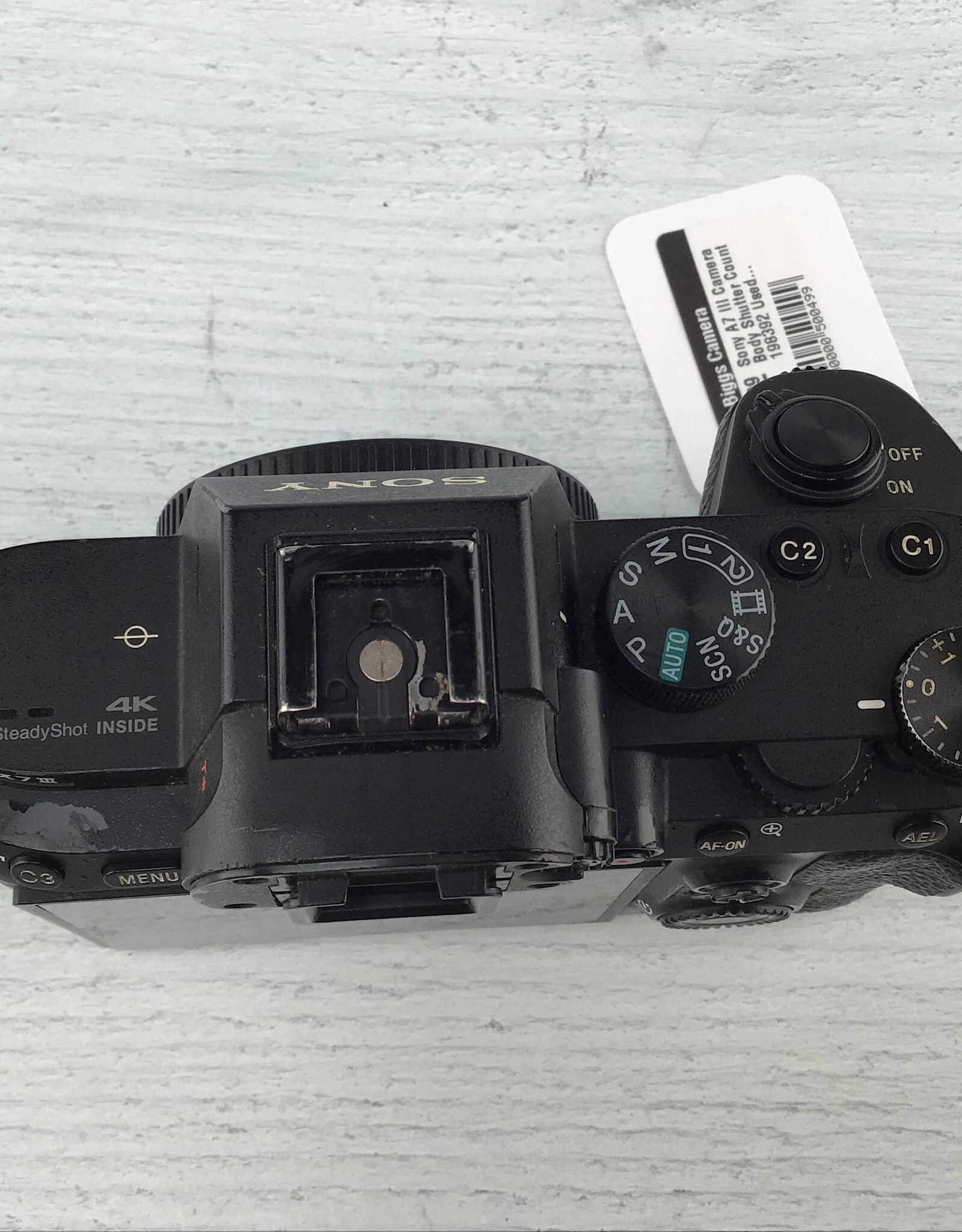 SONY Sony A7 III Camera Body Shutter Count 198392 Used BGN