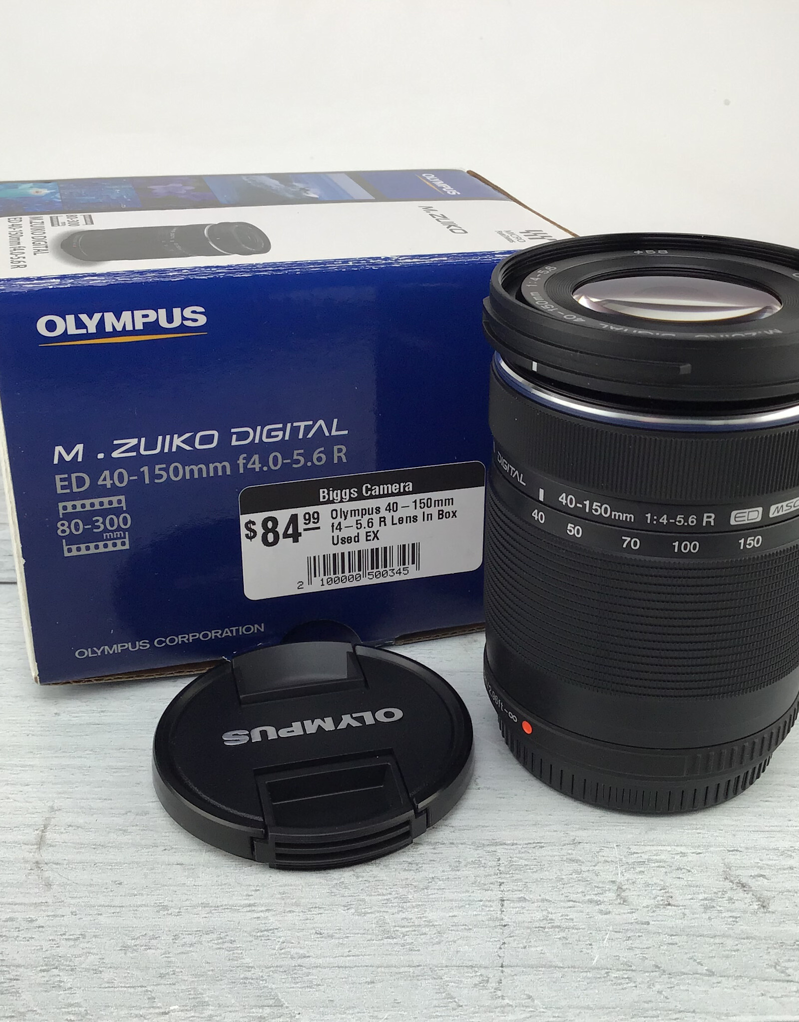 OLYMPUS Olympus 40-150mm f4-5.6 R Lens In Box Used EX