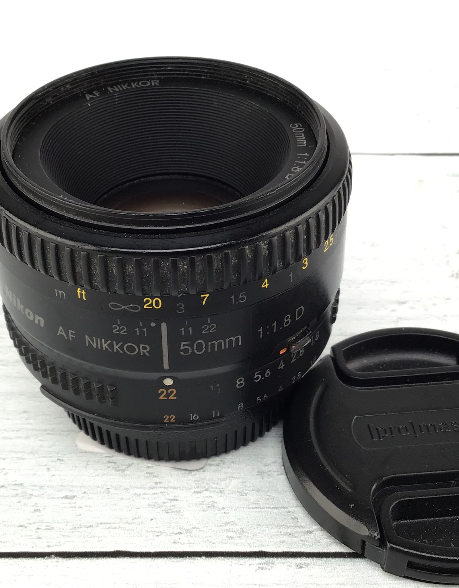 NIKON Nikon AF Nikkor 50mm f1.8 D Lens Used Fair
