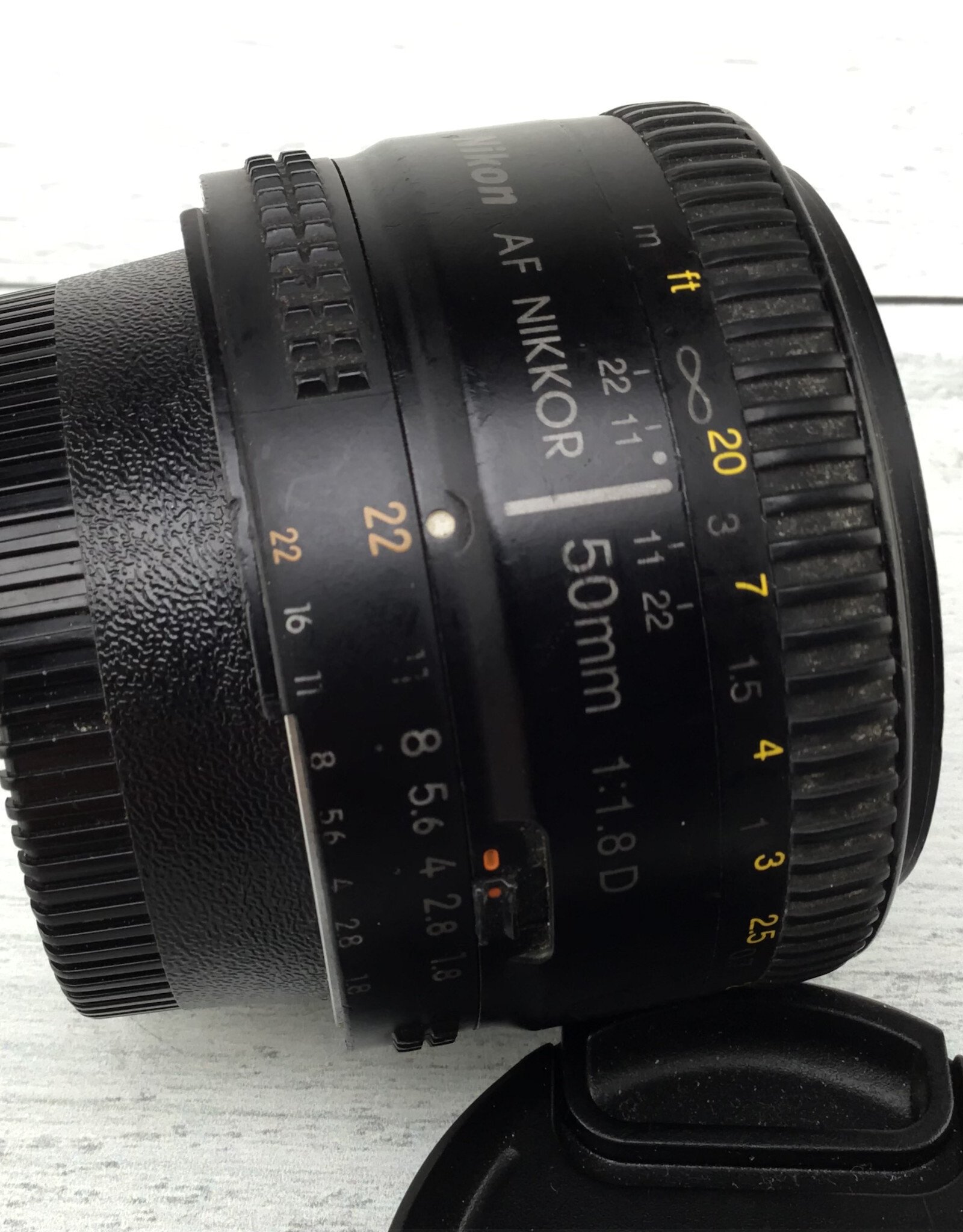 NIKON Nikon AF Nikkor 50mm f1.8 D Lens Used Fair