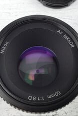NIKON Nikon AF Nikkor 50mm f1.8 D Lens Used Fair