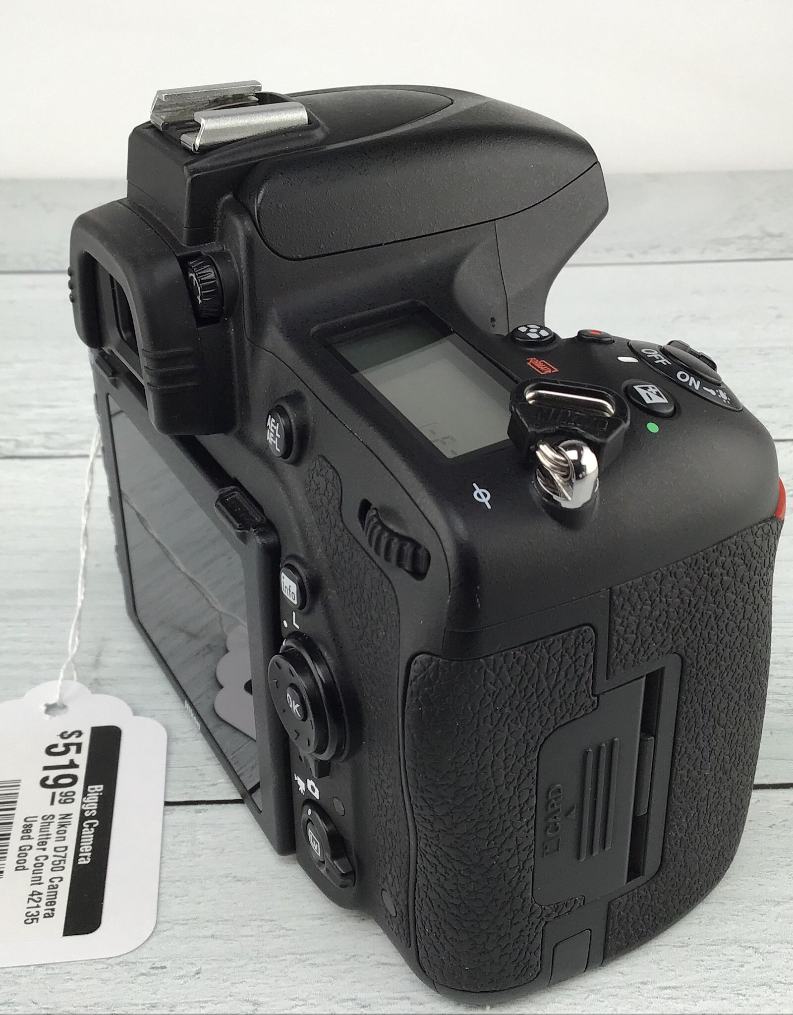NIKON Nikon D750 Camera Shutter Count 42135 Used Good