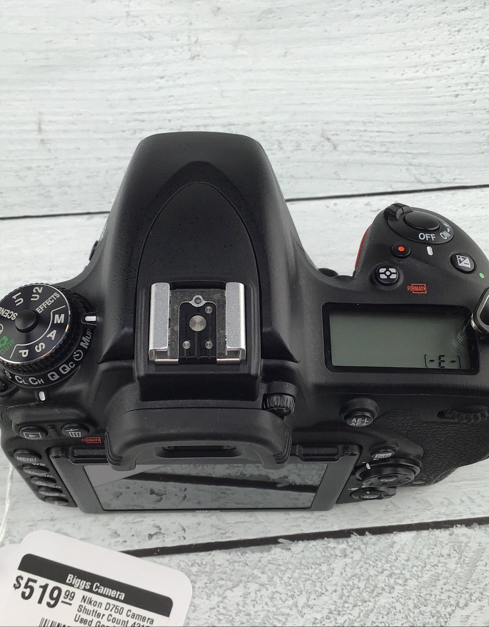 NIKON Nikon D750 Camera Shutter Count 42135 Used Good