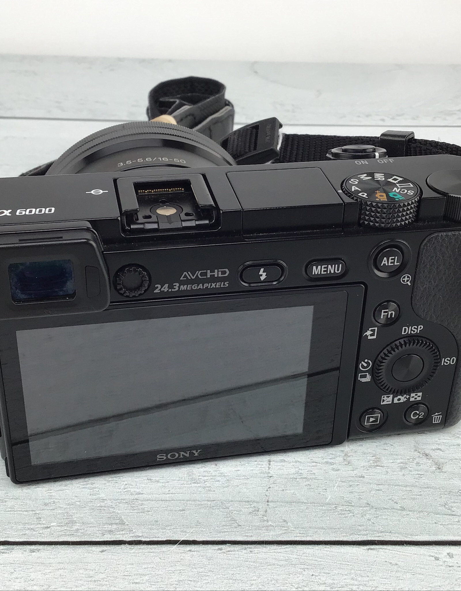 SONY Sony a6000 Camera w/ 16-50mm PZ Used Fair