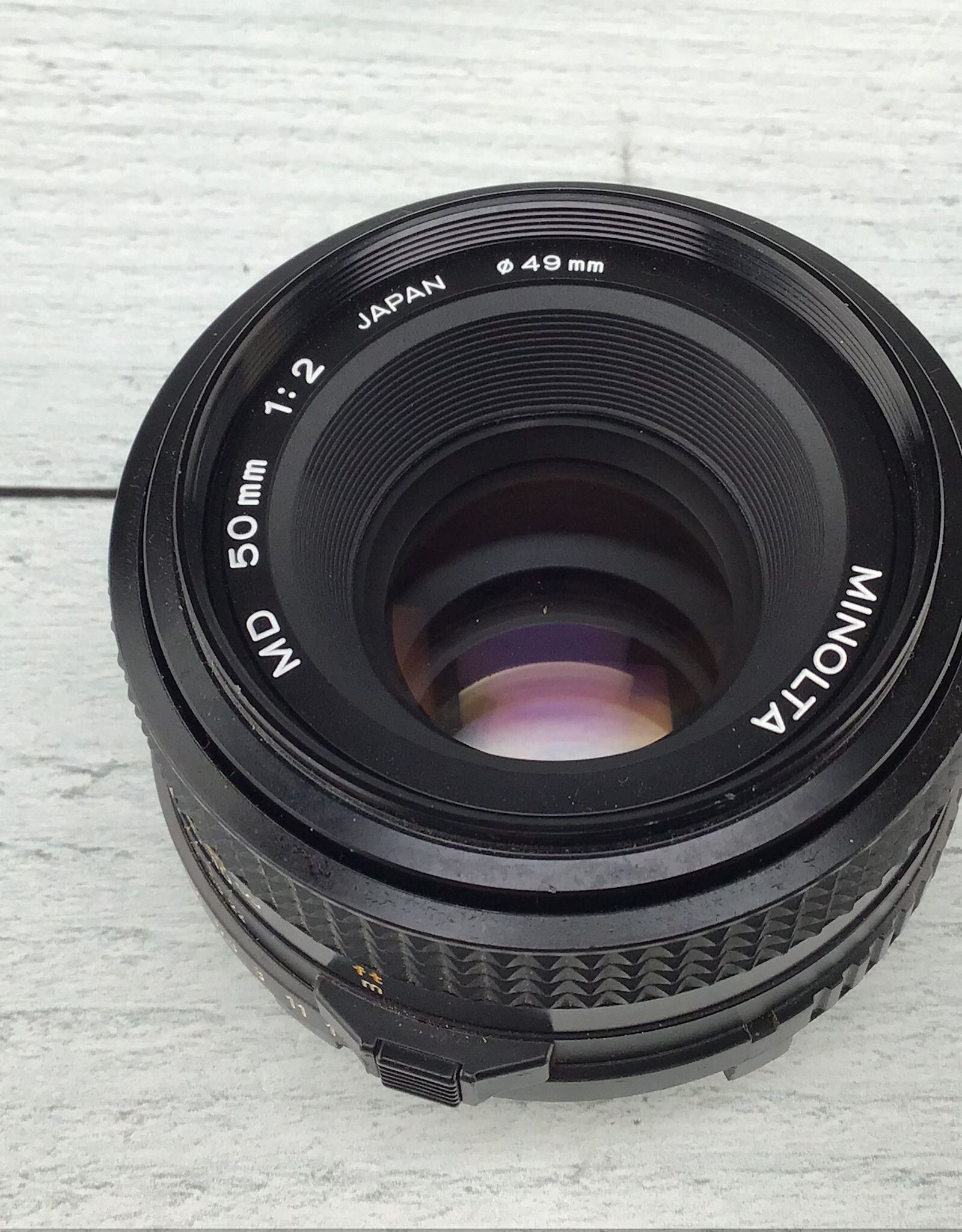 Minolta Minolta MD 50mm f2 Lens USed Good