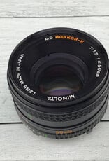 Minolta Minolta MD Rokkor-X 50mm f1.7 Lens No Caps Used Good