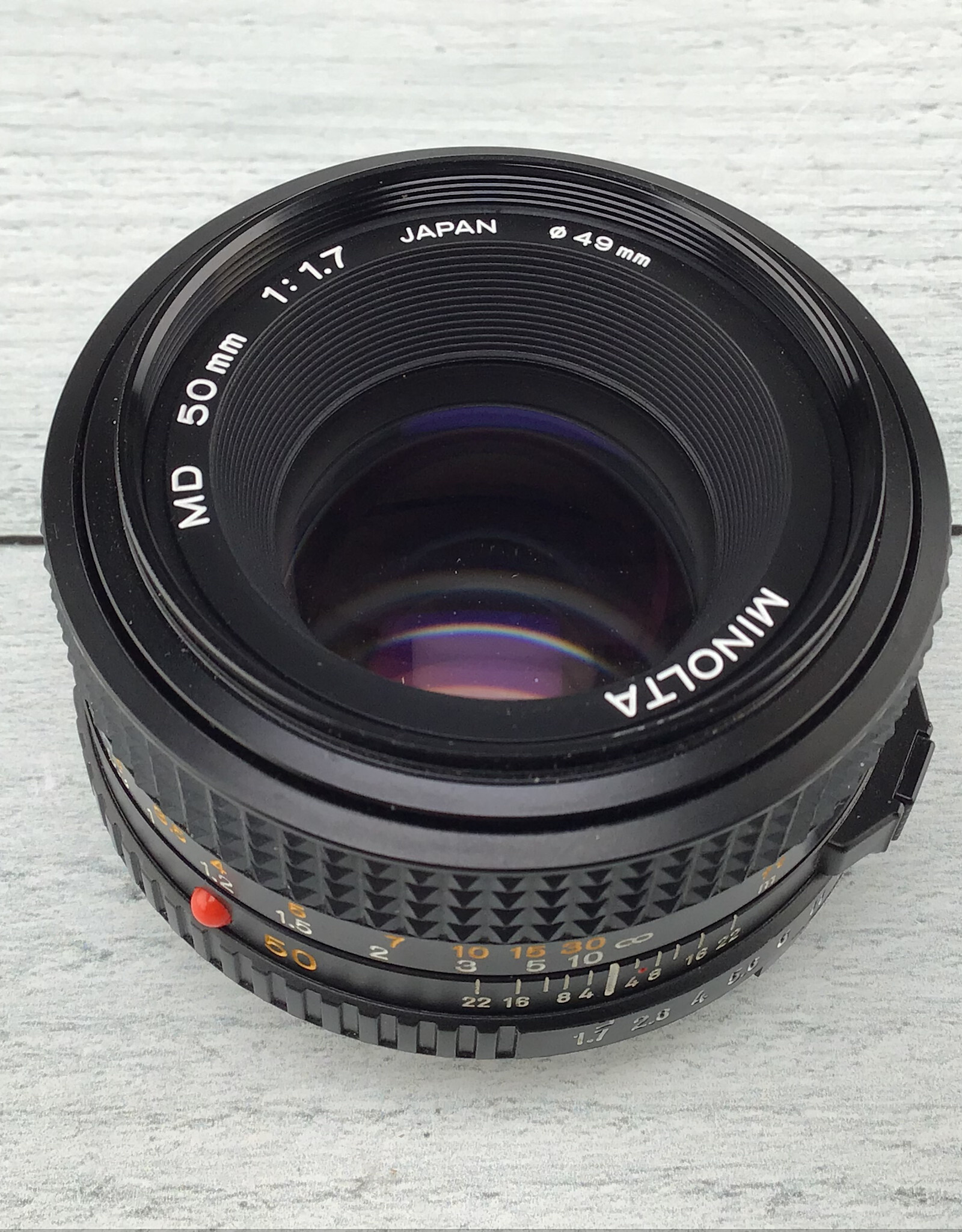Minolta Minolta MD 50mm f1.7 Lens No Caps Used Good