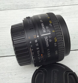 NIKON Nikon AF Nikkor 50mm f1.8 D Lens Used Good