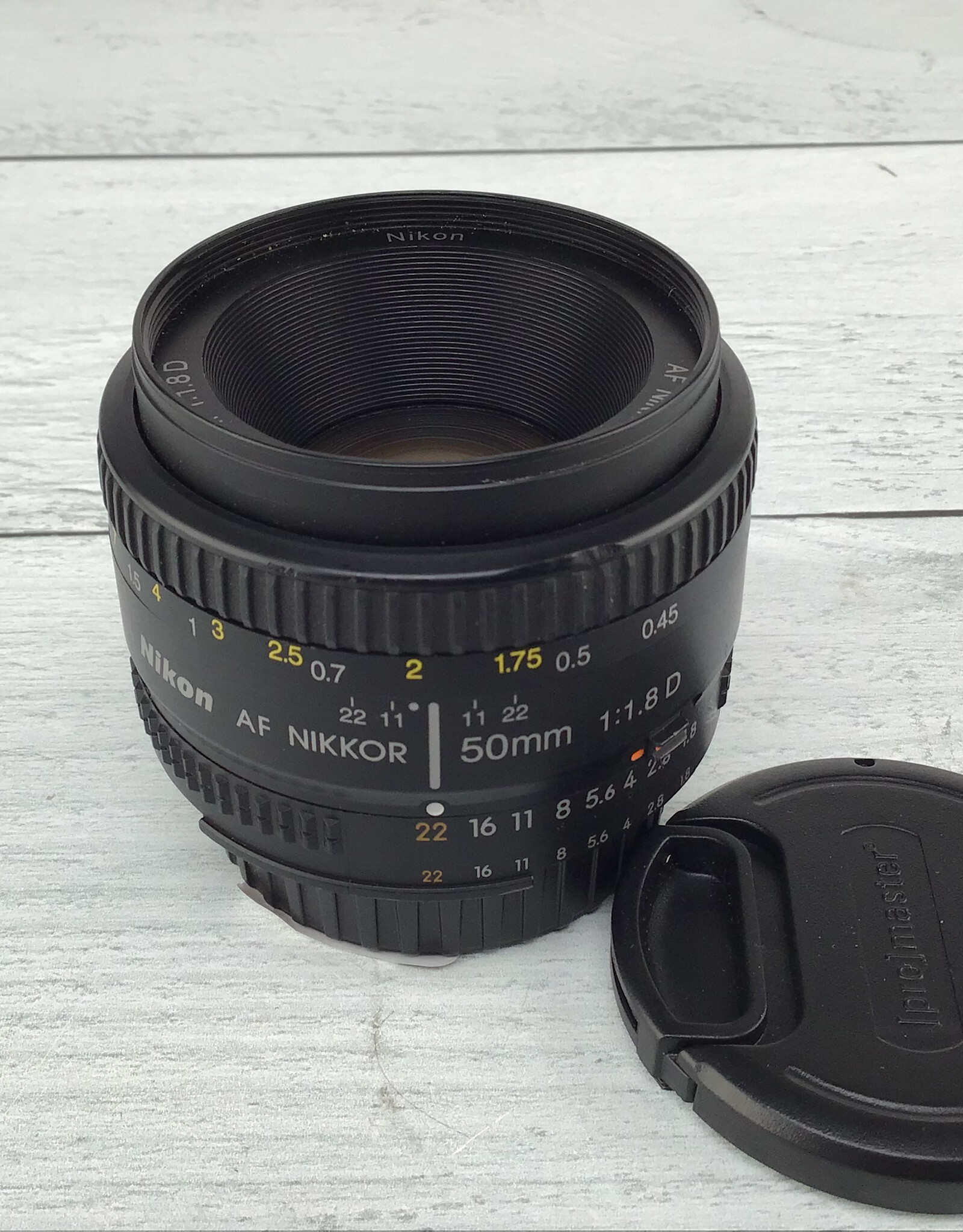 NIKON Nikon AF Nikkor 50mm f1.8 D Lens Used Good