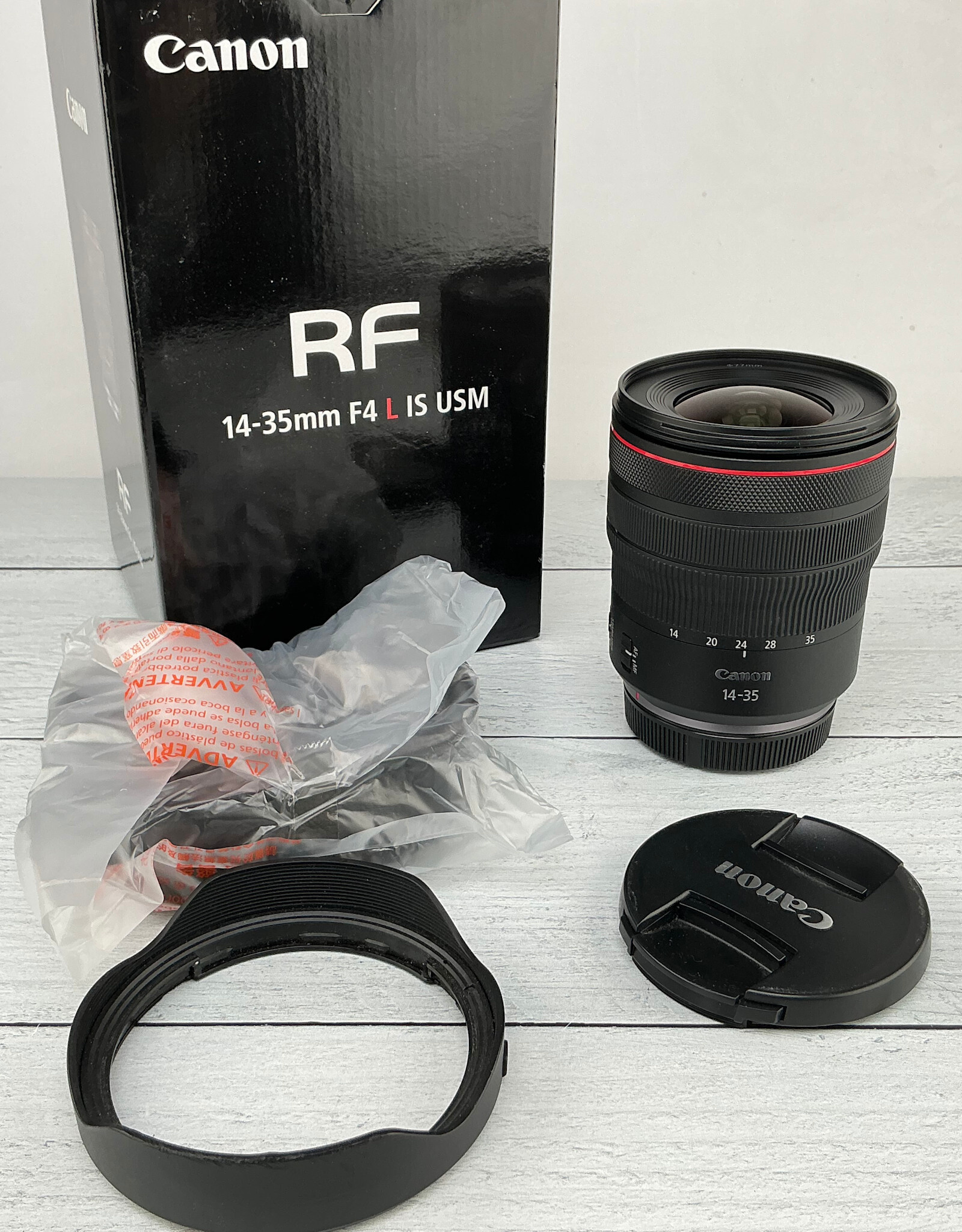 CANON Canon RF 14-35mm f4 L IS Lens in Box Used EX