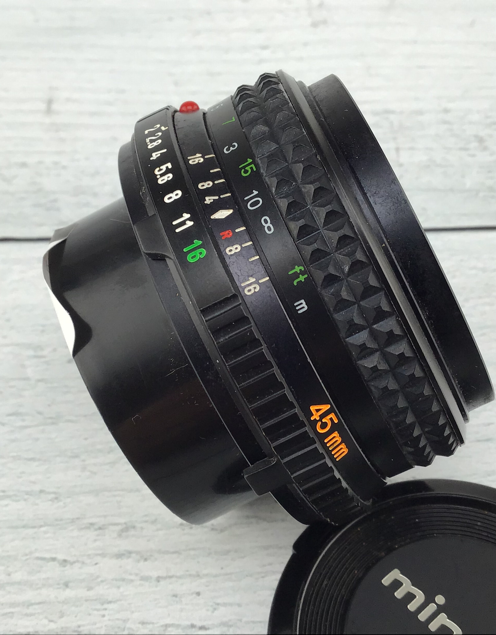 Minolta Minolta MD Rokkor X 45mm f2 Lens Used Good