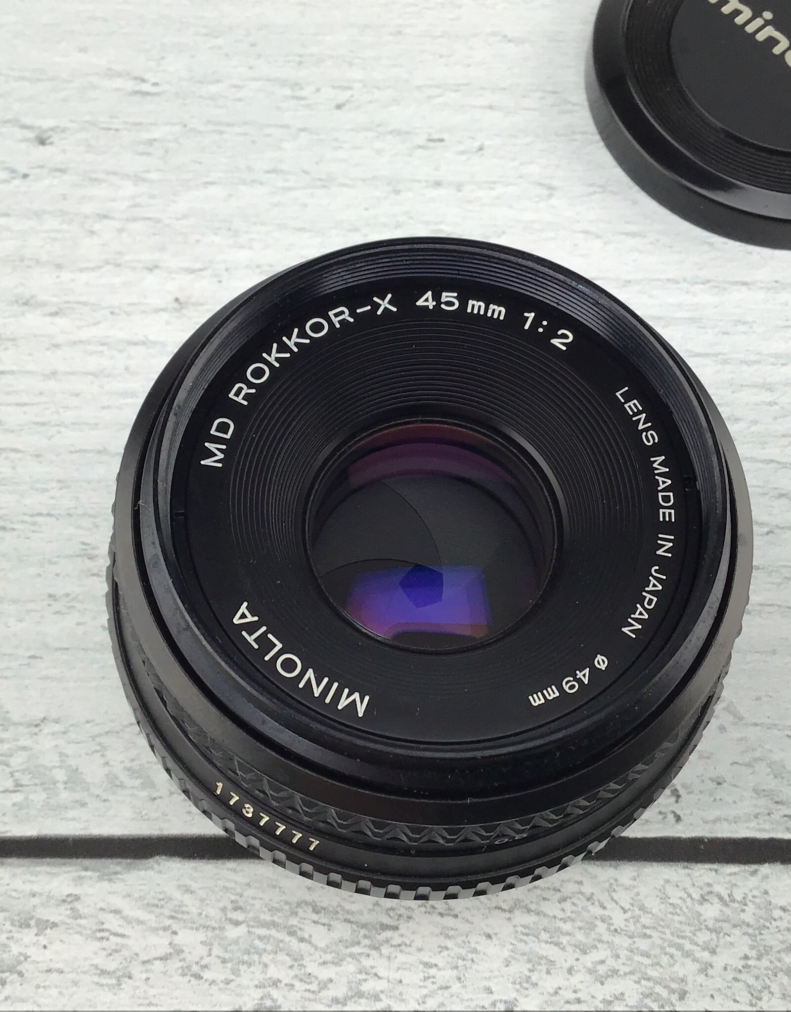 Minolta Minolta MD Rokkor X 45mm f2 Lens Used Good