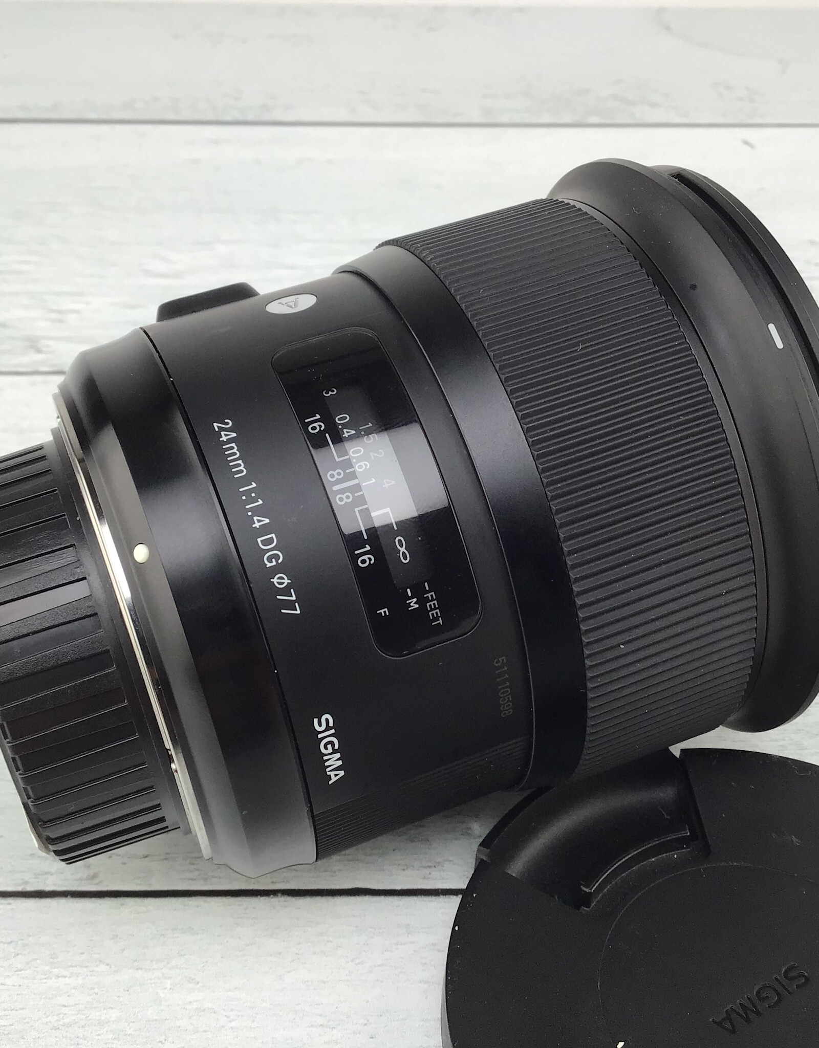 SIGMA Sigma Art 24mm f1.4 DG Lens for Nikon Used Good