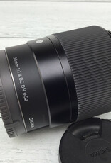 SIGMA Sigma 30mm f1.4 DC DN Lens for Sony E Used Good SIGMA Sigma 30mm f1.4 DC DN Lens for Sony E Used Good
