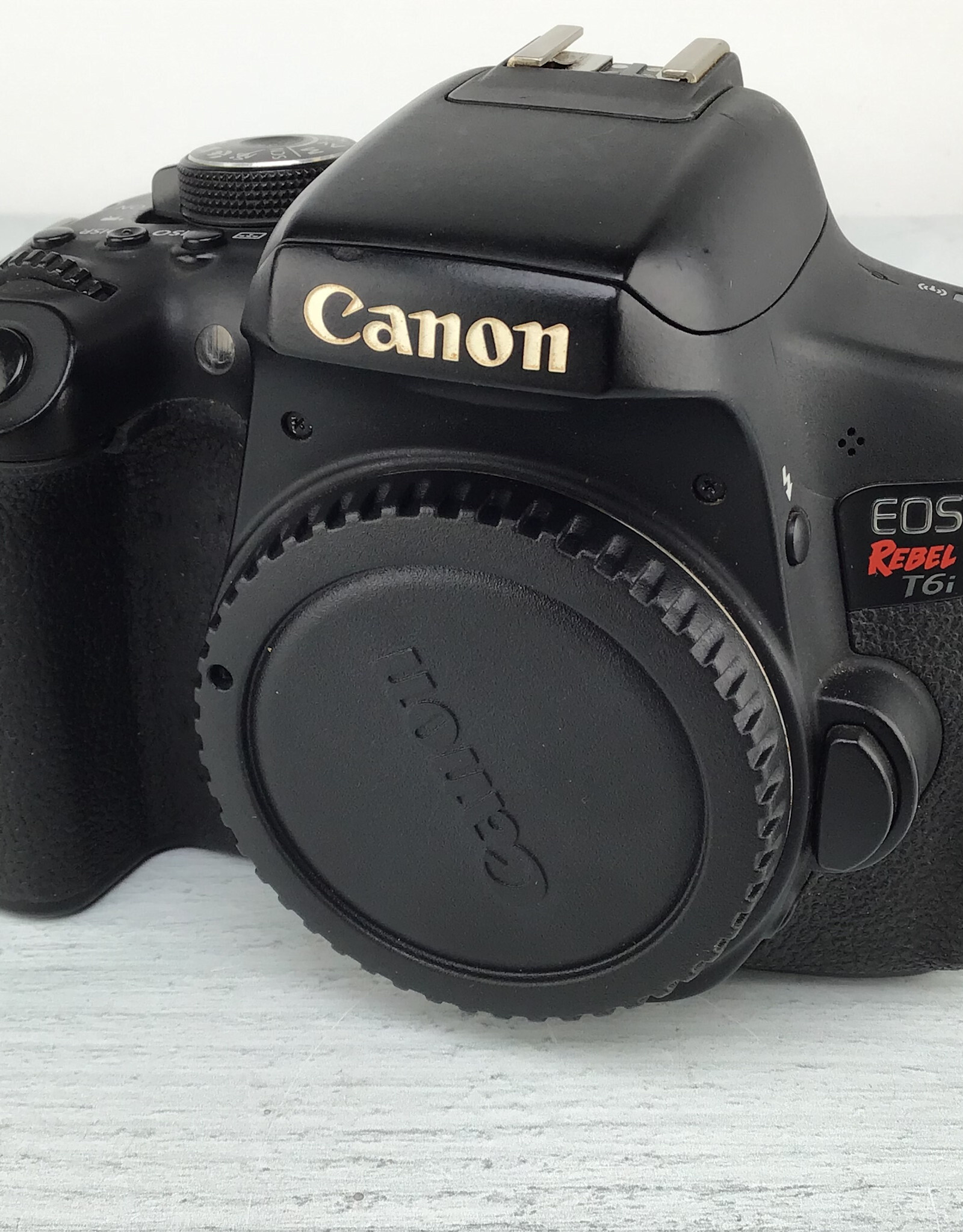 CANON Canon Rebel T6i Camera Body No Charger Used Fair