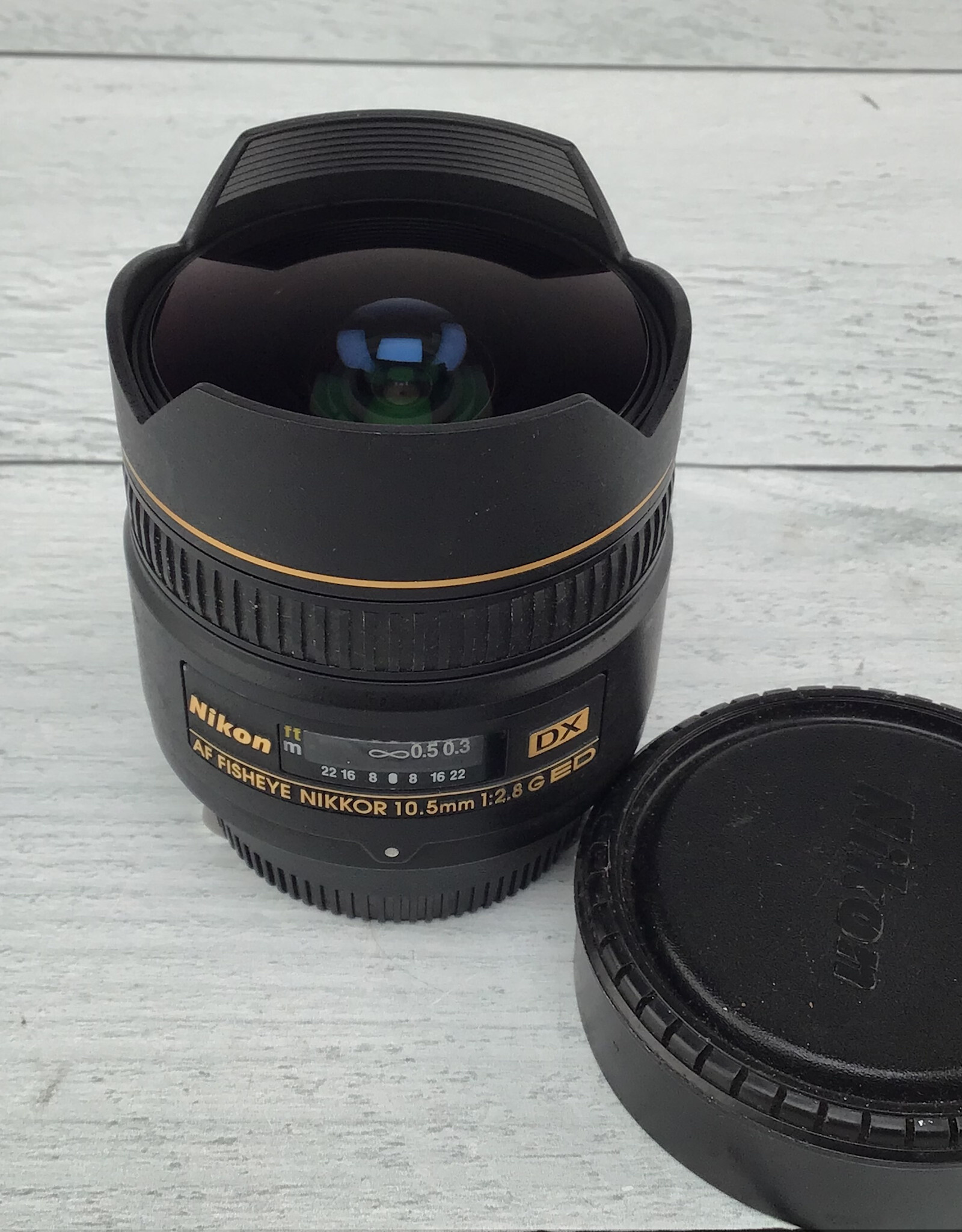 NIKON Nikon AF Fisheye Nikkor 10.5mm f2.8 G DX Lens Used Good