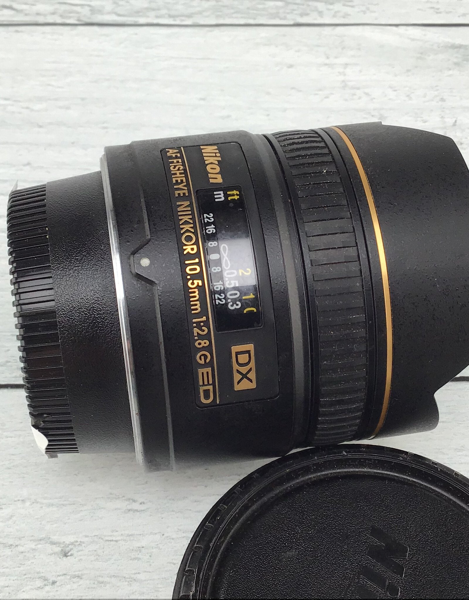 NIKON Nikon AF Fisheye Nikkor 10.5mm f2.8 G DX Lens Used Good