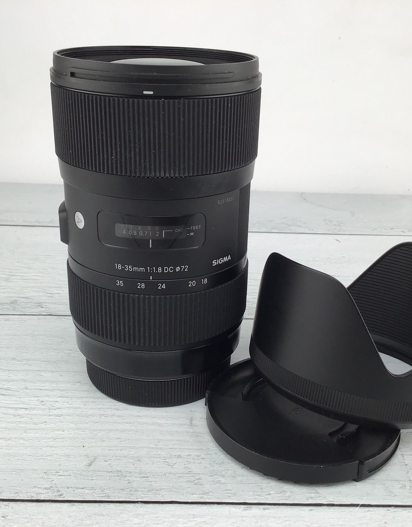 SIGMA Sigma Art 18-35mm f1.8 DC Lens for Canon EF Used Good