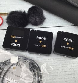 RODE Rode Wireless Go II 1TX 2 RX Used Good
