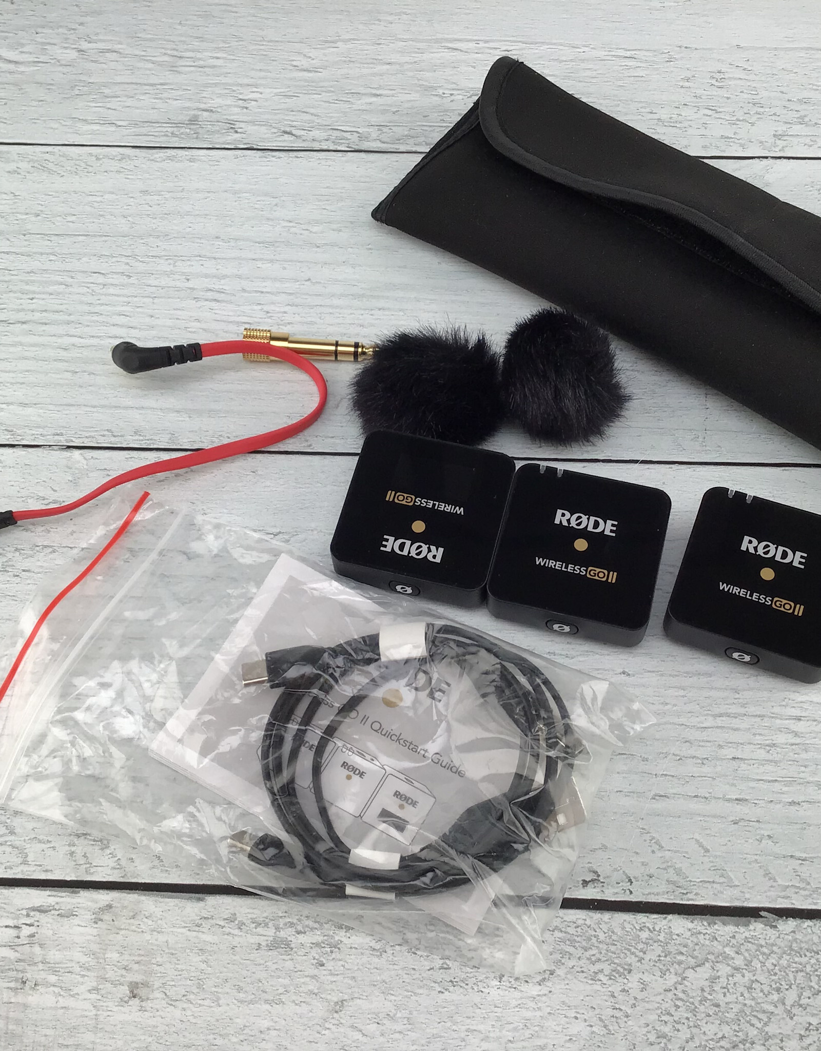 RODE Rode Wireless Go II 1TX 2 RX Used Good