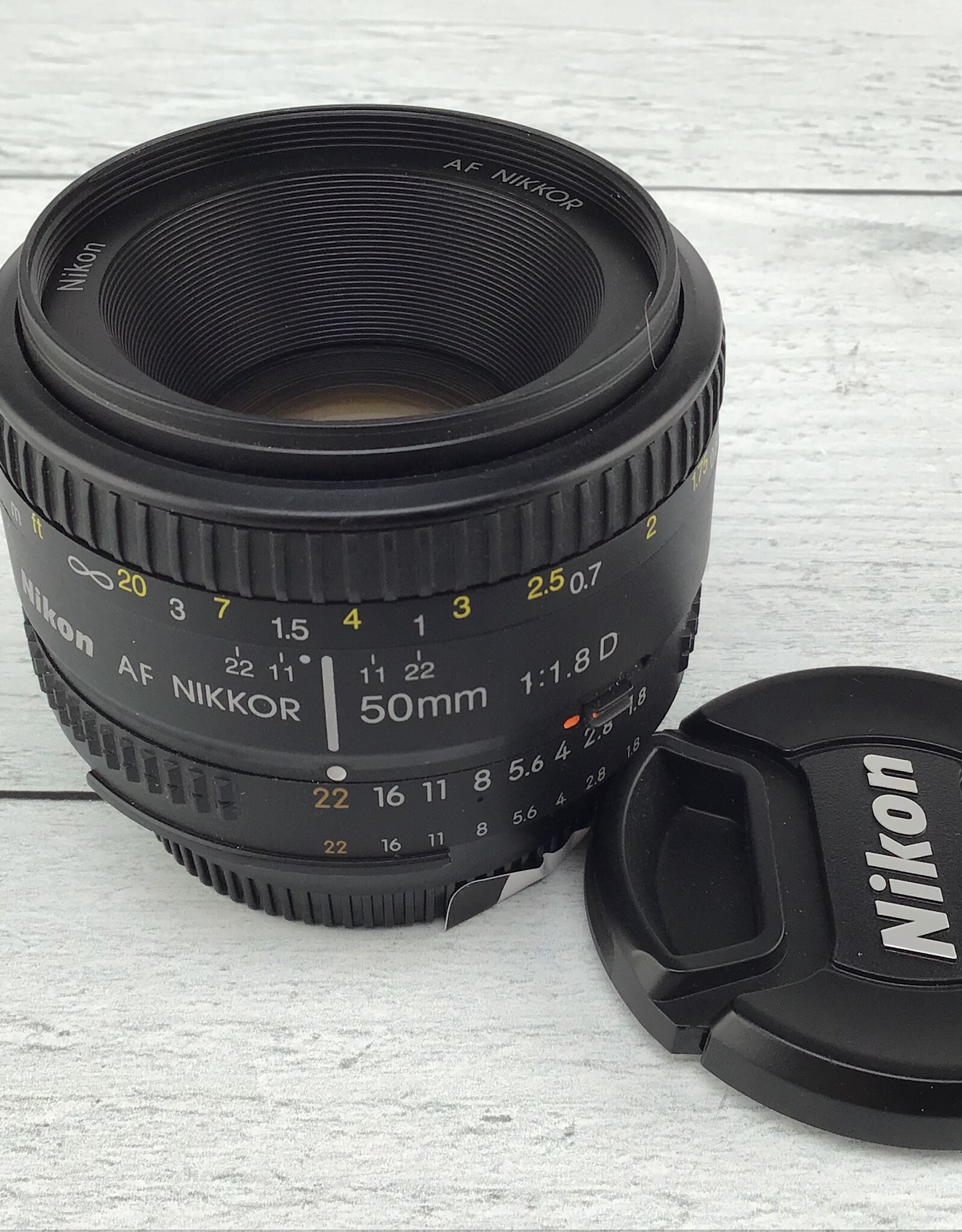 NIKON Nikon AF Nikkor 50mm f1.8 D Lens Used Good