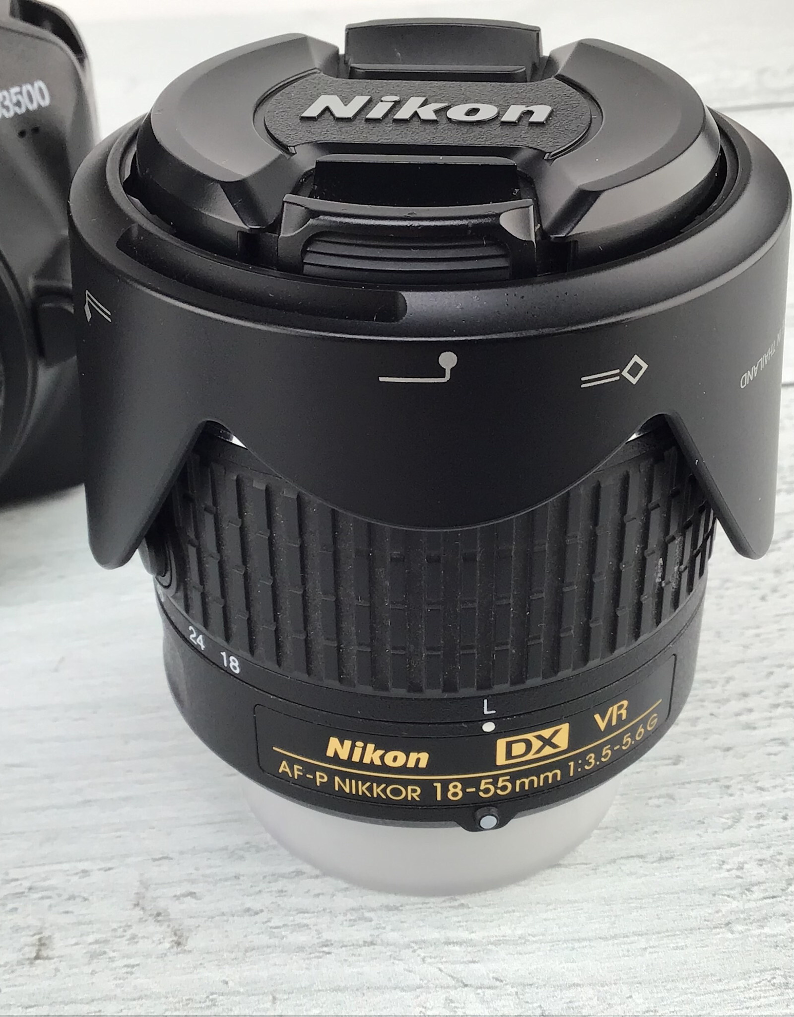 NIKON Nikon D3500 Camera 2 Lens Kit in Box Used Good