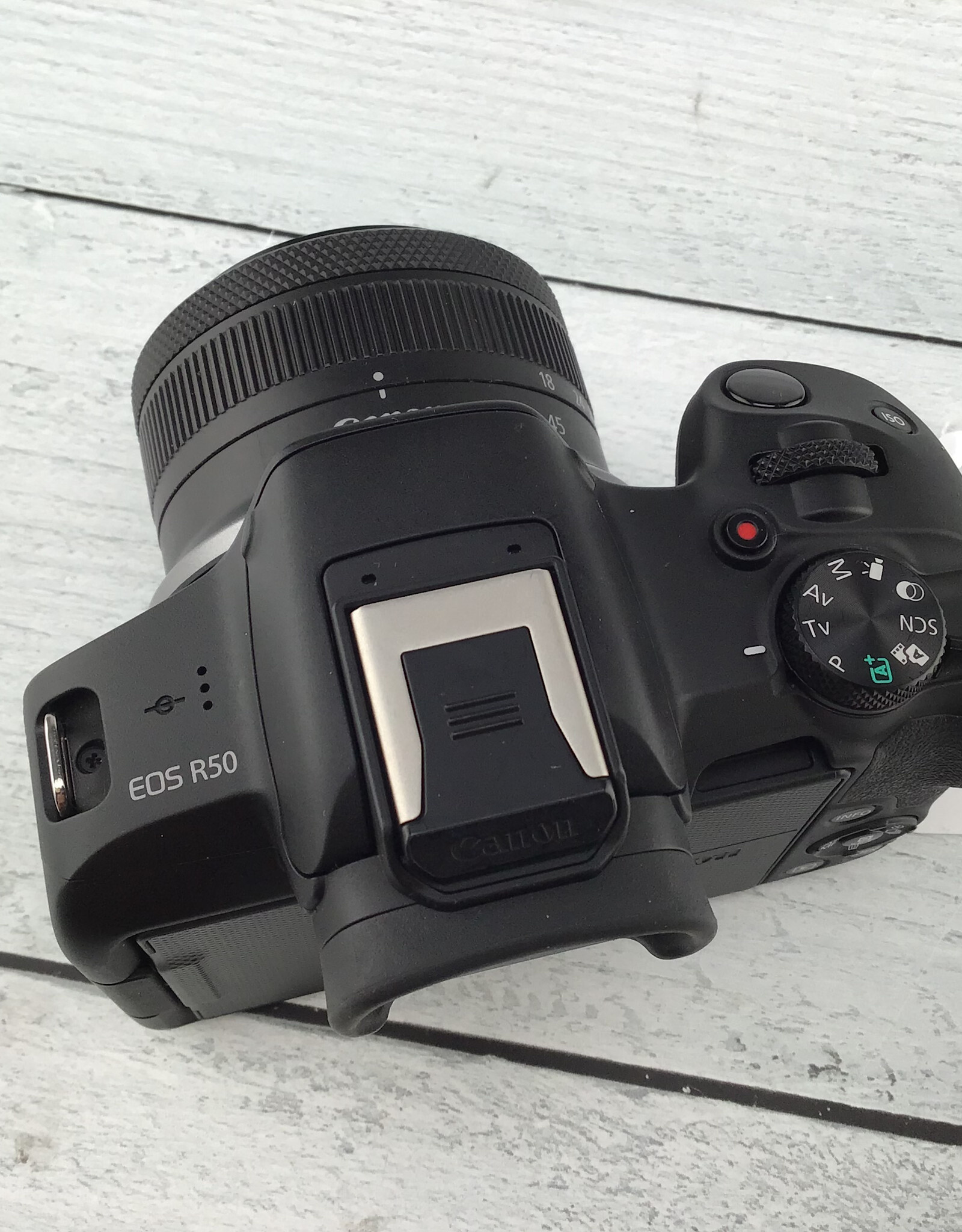 CANON Canon R50 Camera W/ RF-S 18-45 F4.5-6.3 IS STM Used Good