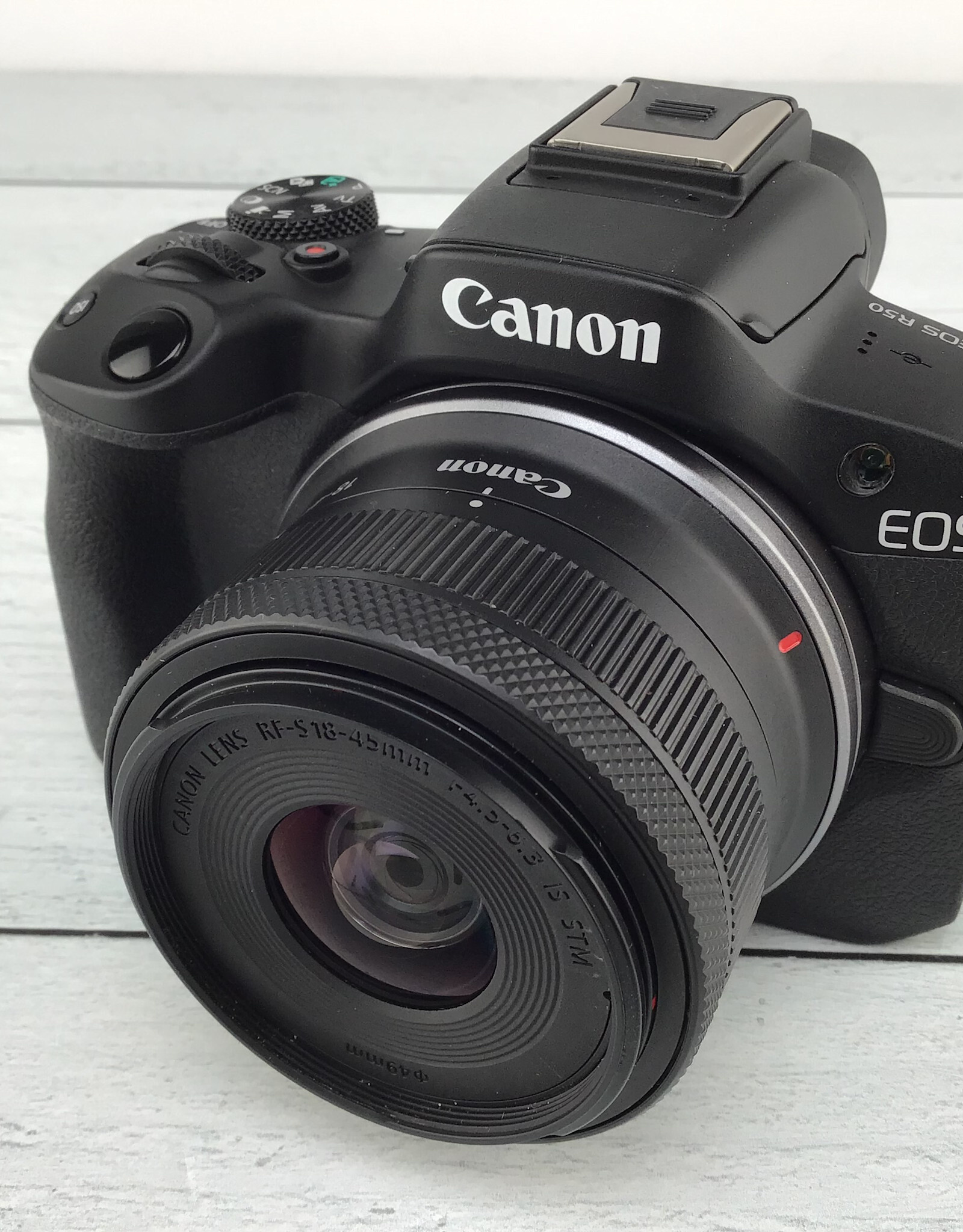 CANON Canon R50 Camera W/ RF-S 18-45 F4.5-6.3 IS STM Used Good