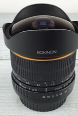 ROKINON Rokinon 8mm f3.5 Fish Eye Lens for Canon EF Used Good