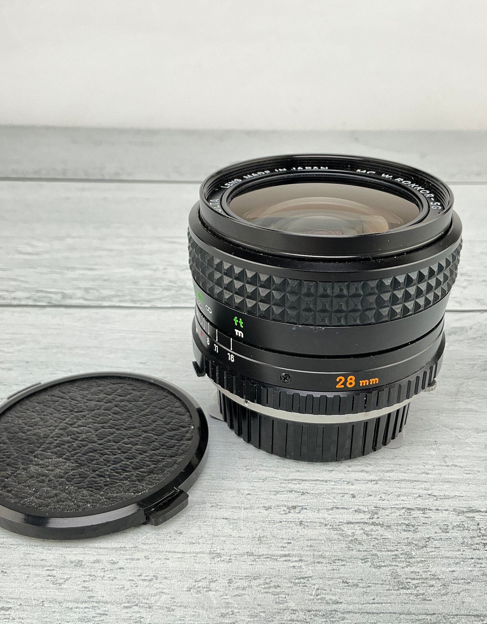 Minolta Minolta MC W. Rokkor SG 28mm f3.5 Lens Used Good