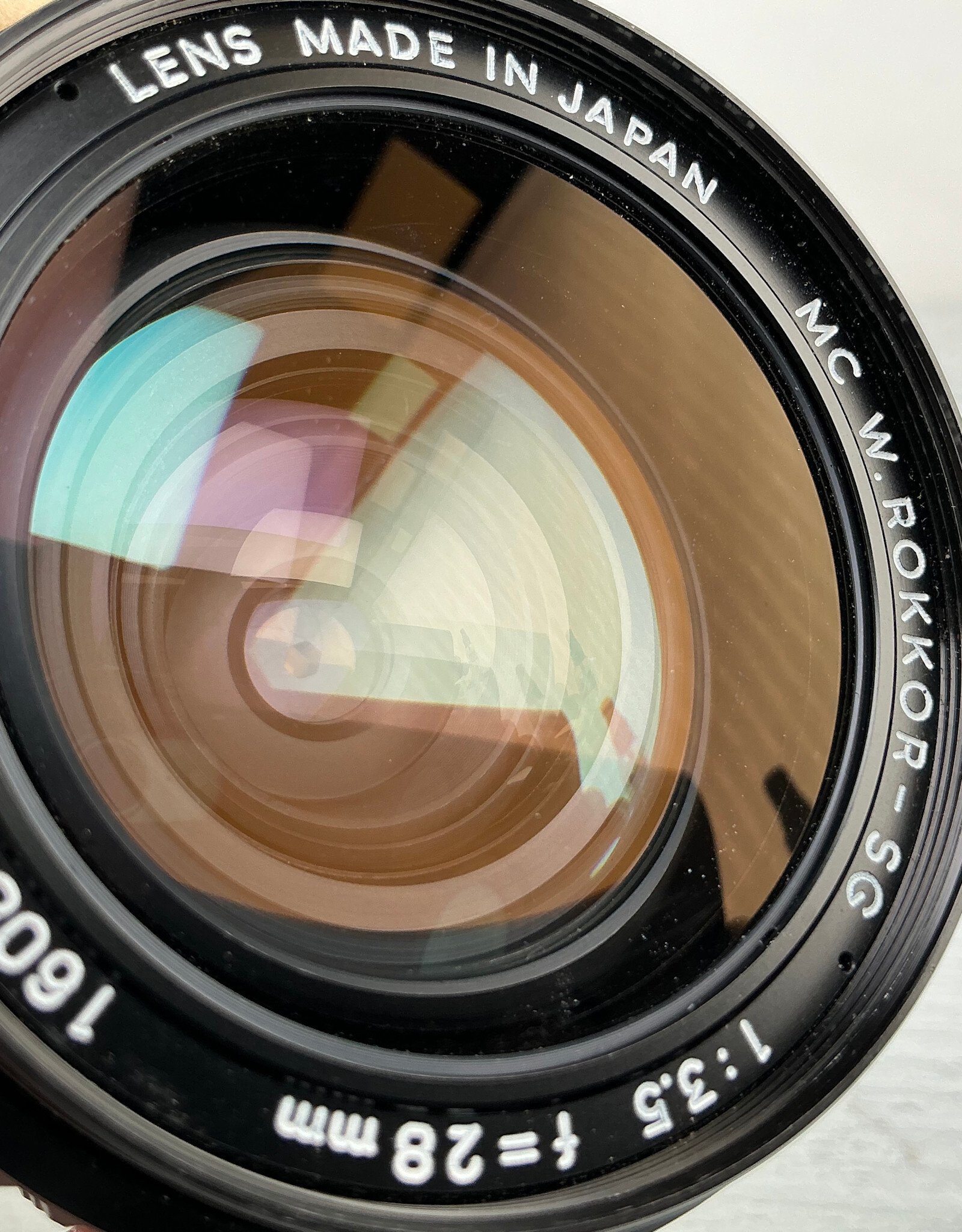 Minolta Minolta MC W. Rokkor SG 28mm f3.5 Lens Used Good