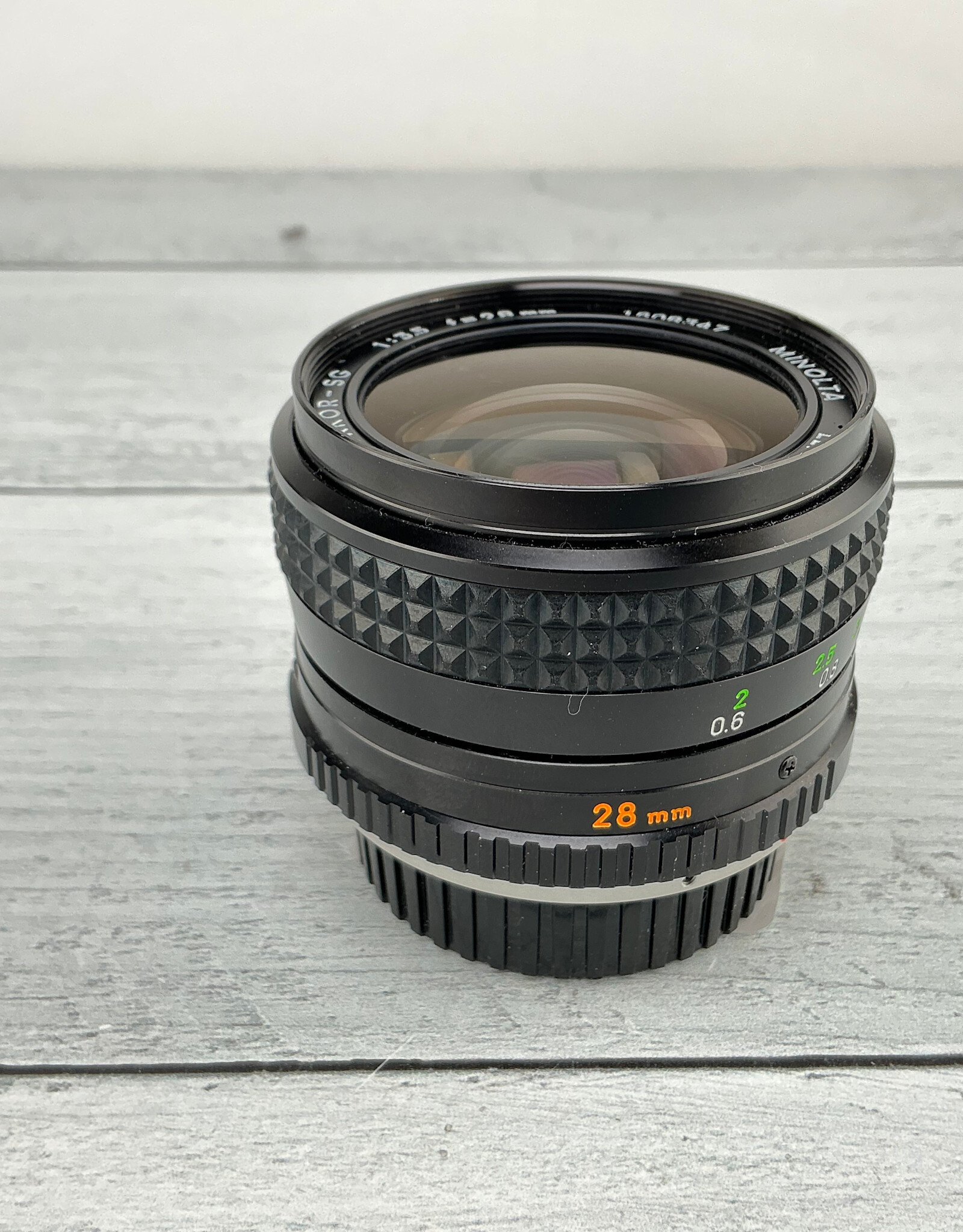 Minolta Minolta MC W. Rokkor SG 28mm f3.5 Lens Used Good