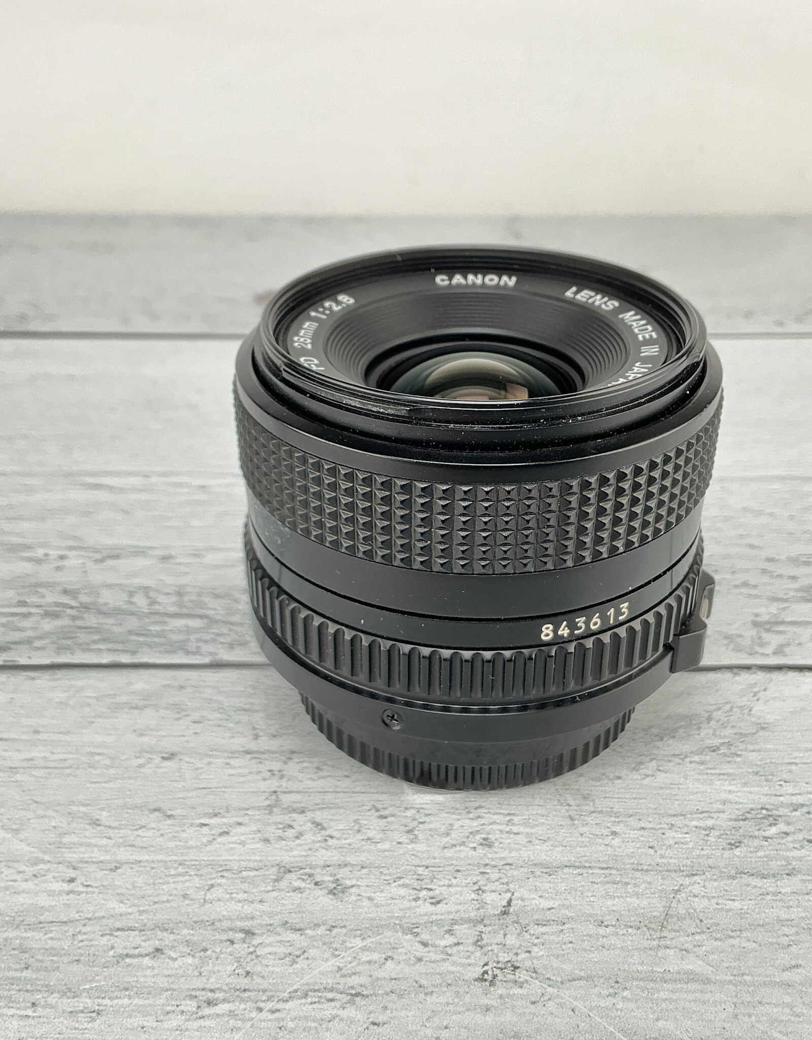 CANON Canon FD 28mm f2.8 Lens Used Good
