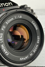 CANON Canon A-1 Camera w/ 50mm f1.8 Used Good