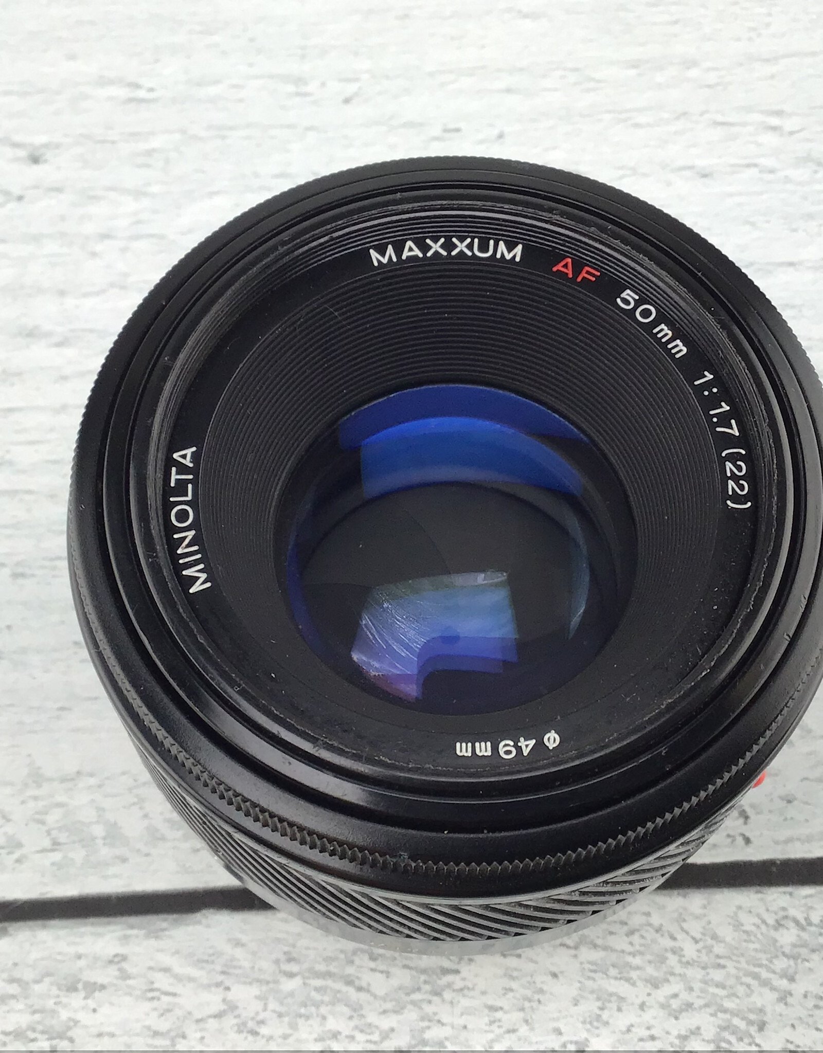 Minolta Minolta Maxxum 50mm f1.7 Lens Used Fair