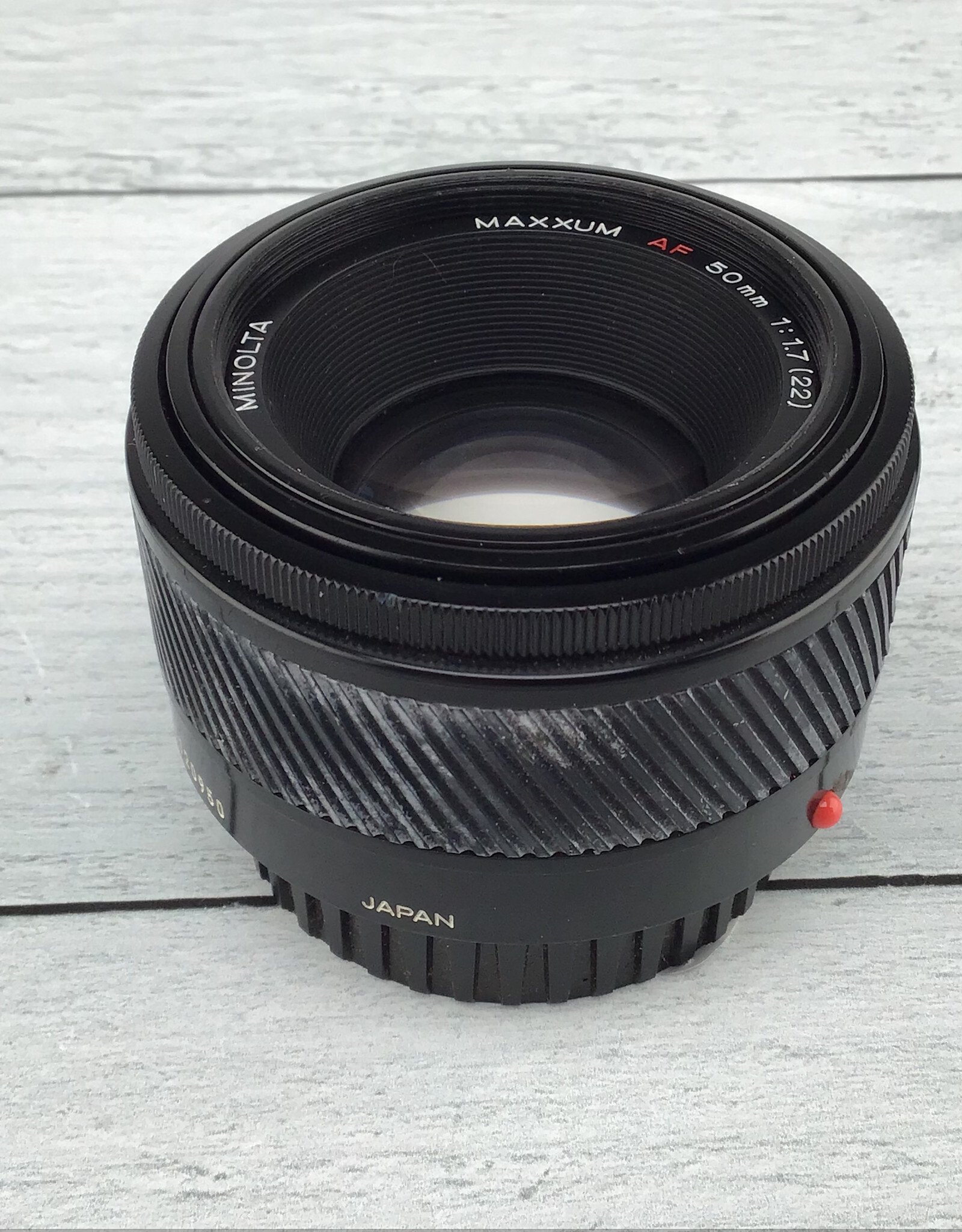Minolta Minolta Maxxum 50mm f1.7 Lens Used Fair