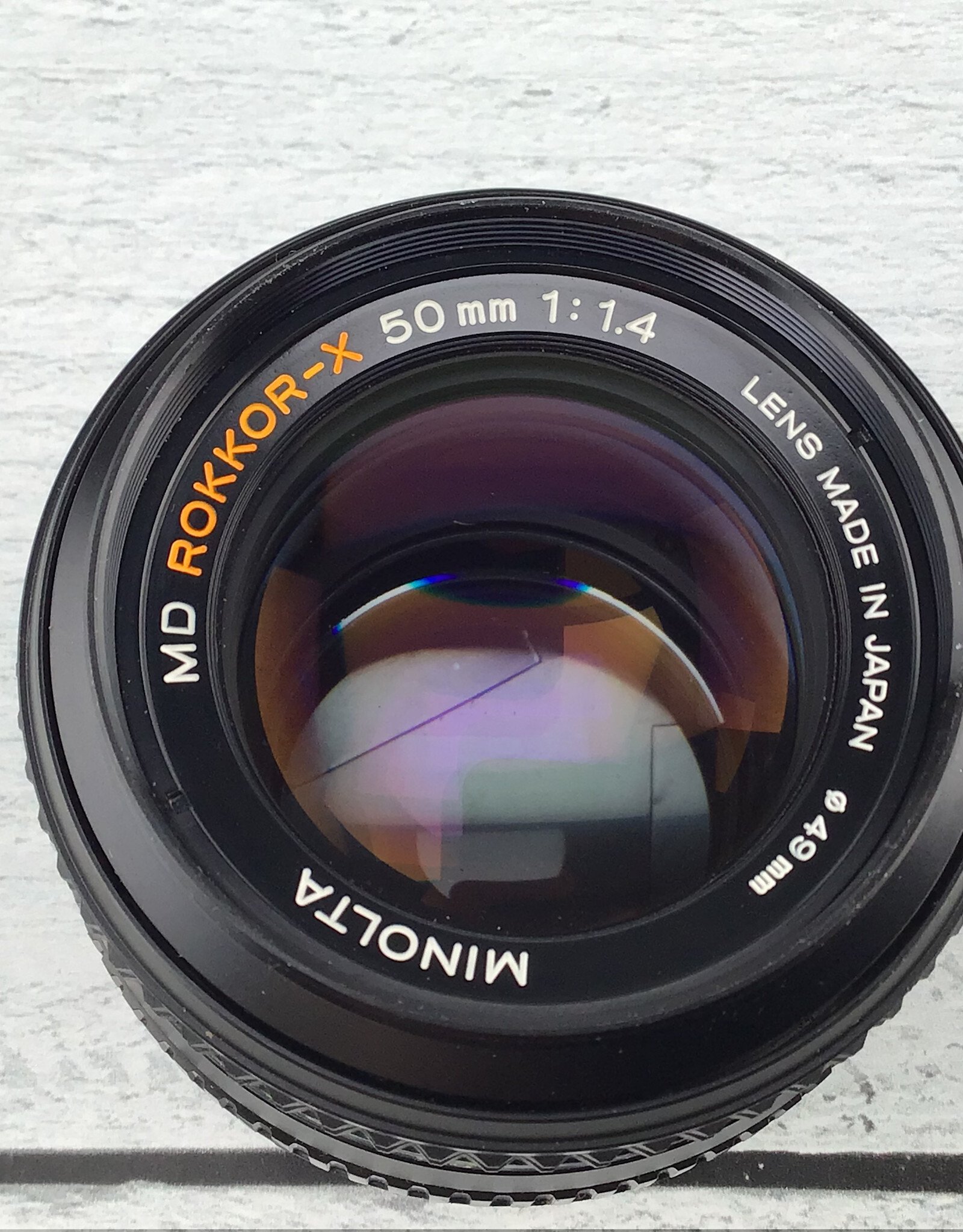 Minolta Minolta MD Rokkor X 50mm f1.4 Lens Used Good