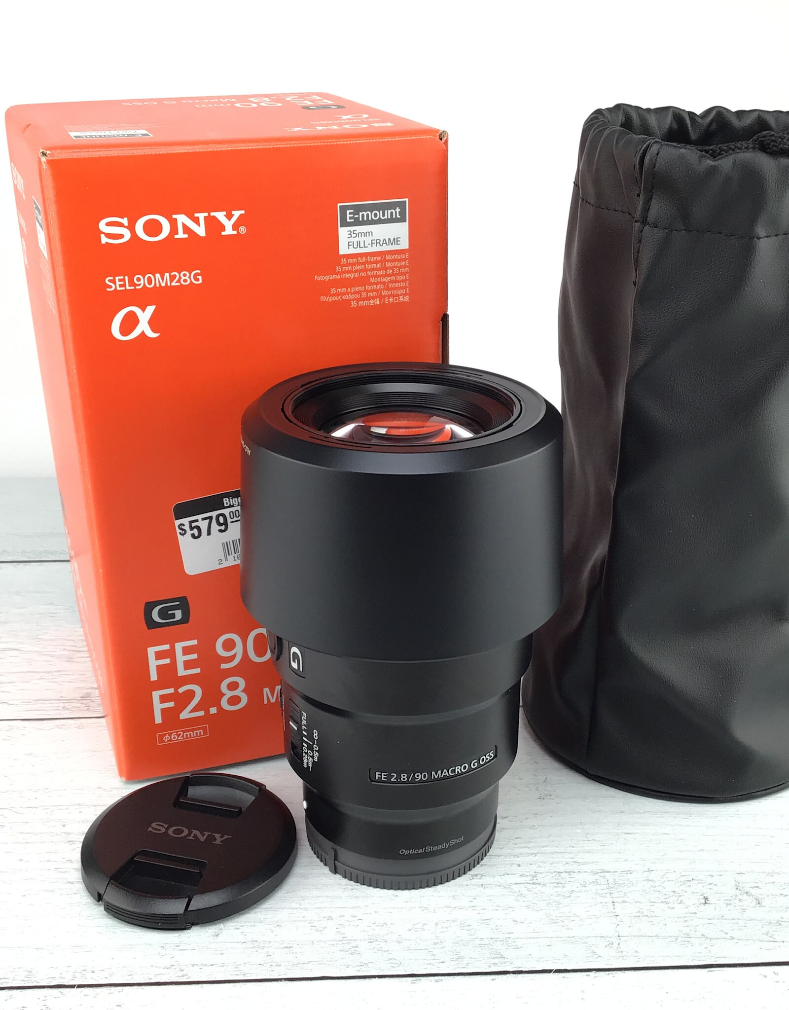 SONY Sony FE 90mm f2.8 Macro G OSS Lens In Box Used