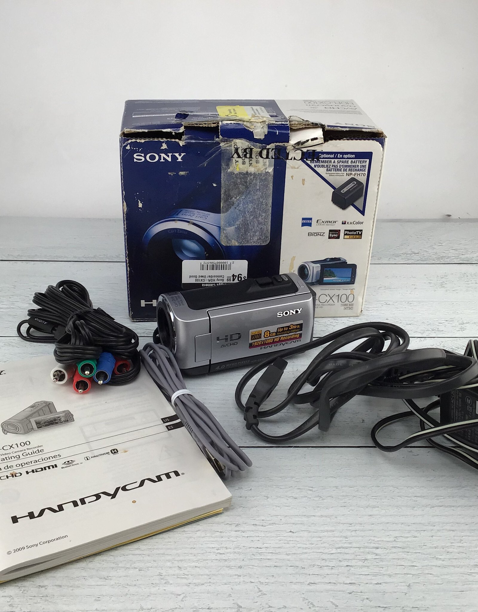 SONY Sony HDR-CX100 Camcorder Used Good