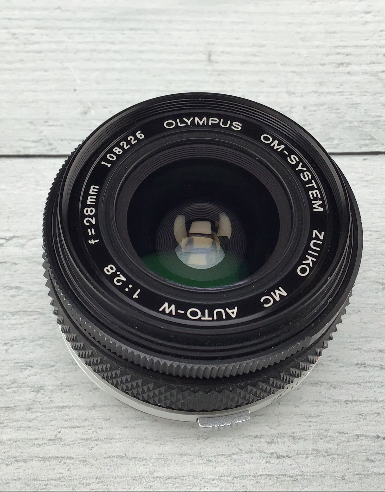 OLYMPUS Olympus OM Auto-W 28mm f2.8 Lens No Caps Used Good