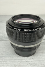 NIKON Nikon Noct-Nikkor 58mm f1.2 AIS Lens in Case Used Good