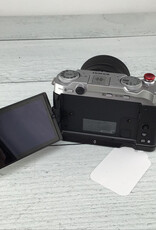 FUJI Fuji X-M5 Silver Camera w/ 15-45mm, SmallRig Grip Used Good