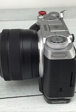 FUJI Fuji X-M5 Silver Camera w/ 15-45mm, SmallRig Grip Used Good
