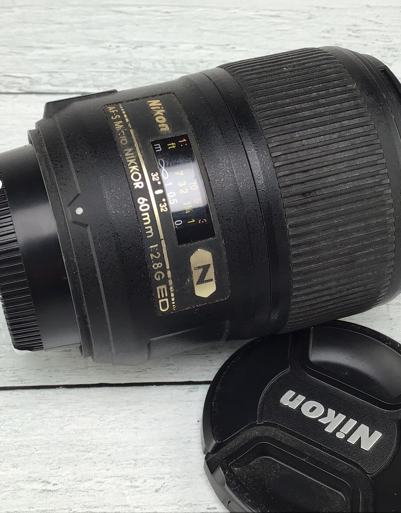 NIKON Nikon AF-S Micro Nikkor 60mm f2.8G Lens Used Fair