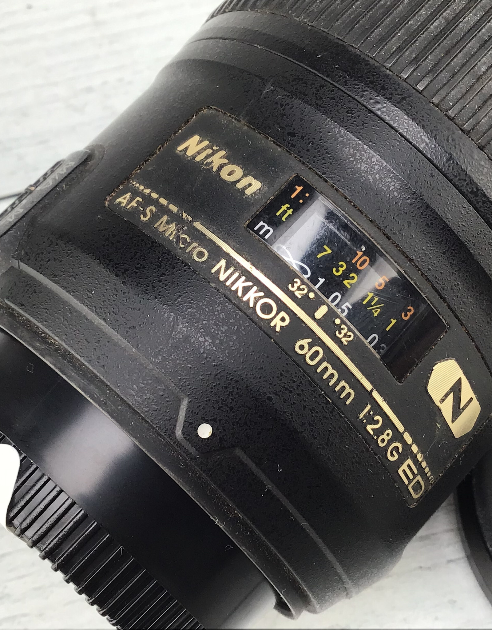 NIKON Nikon AF-S Micro Nikkor 60mm f2.8G Lens Used Fair