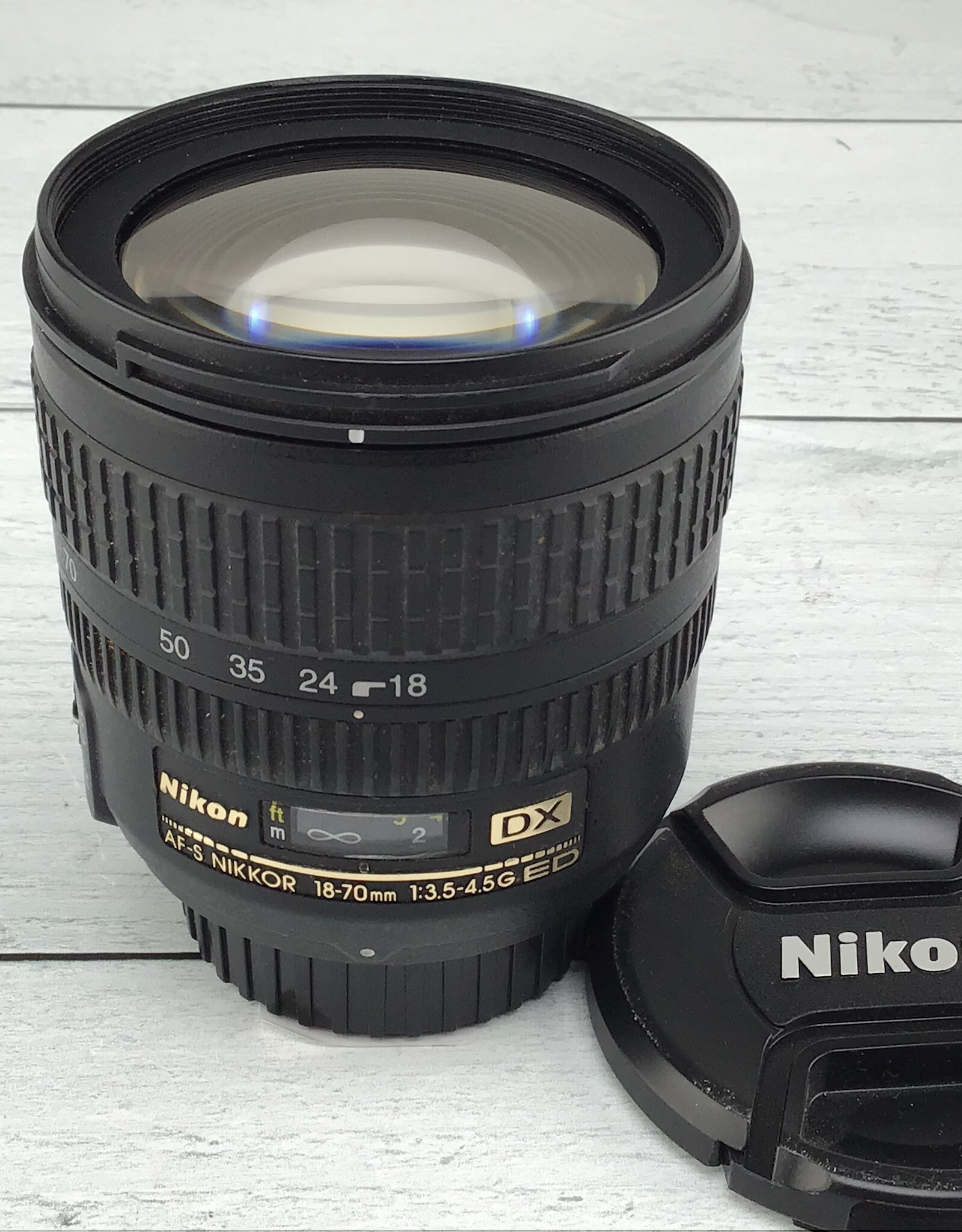 NIKON Nikon AF-S Nikkor 18-70mm f3.5-4.5 G DX Lens Used Fair